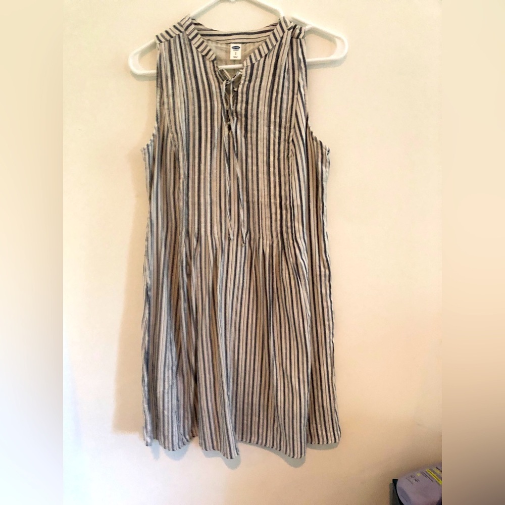 Old Navy Railroad Stripe Dress